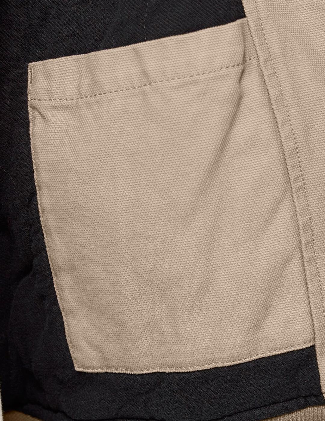 Chaqueta Dickies HILHAM beige con capucha para hombre