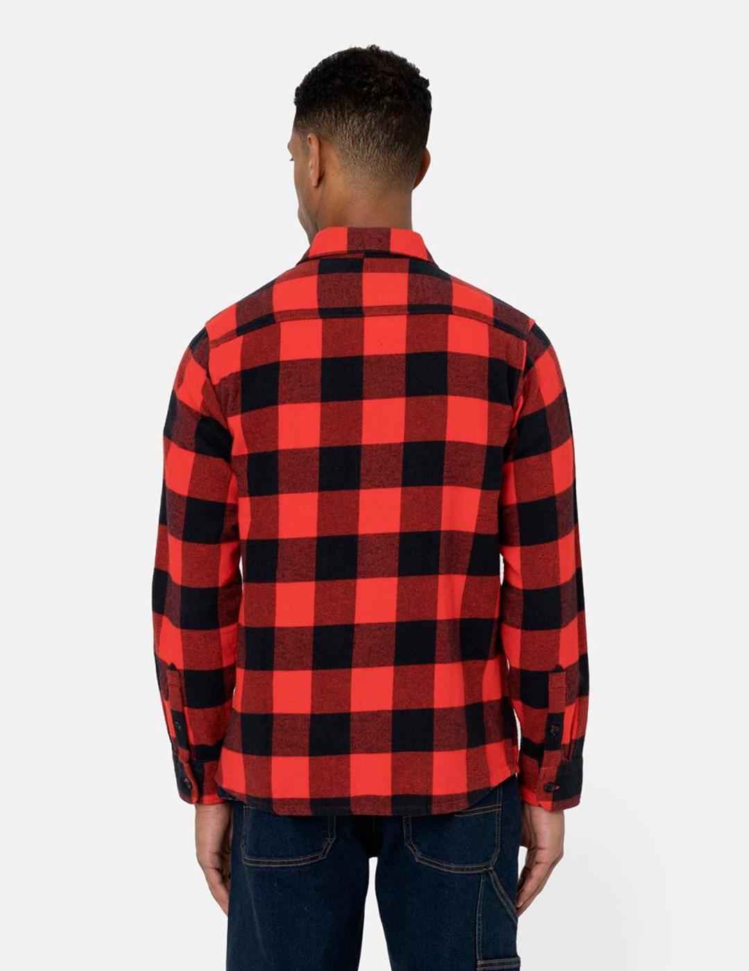 Camisa Dickies SACRAMENTO roja para hombre