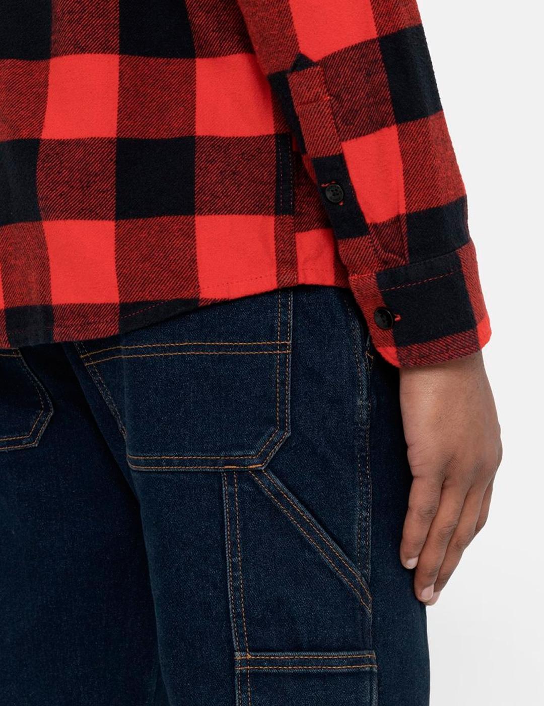 Camisa Dickies SACRAMENTO roja para hombre