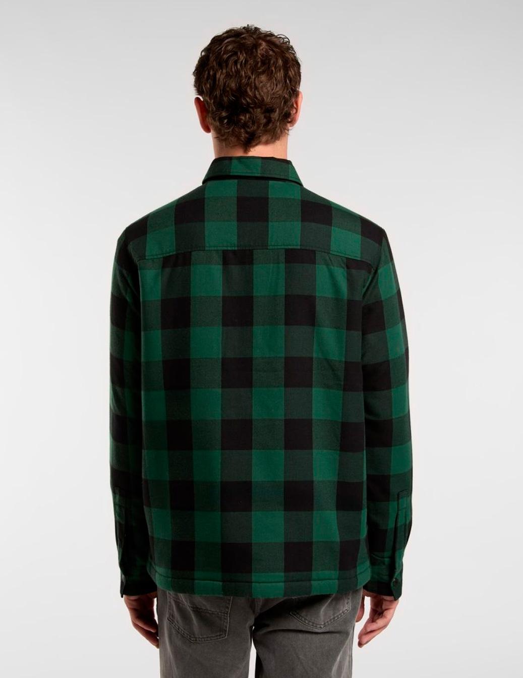 Camisa Dickies SACRAMENTO con forro verde para hombre