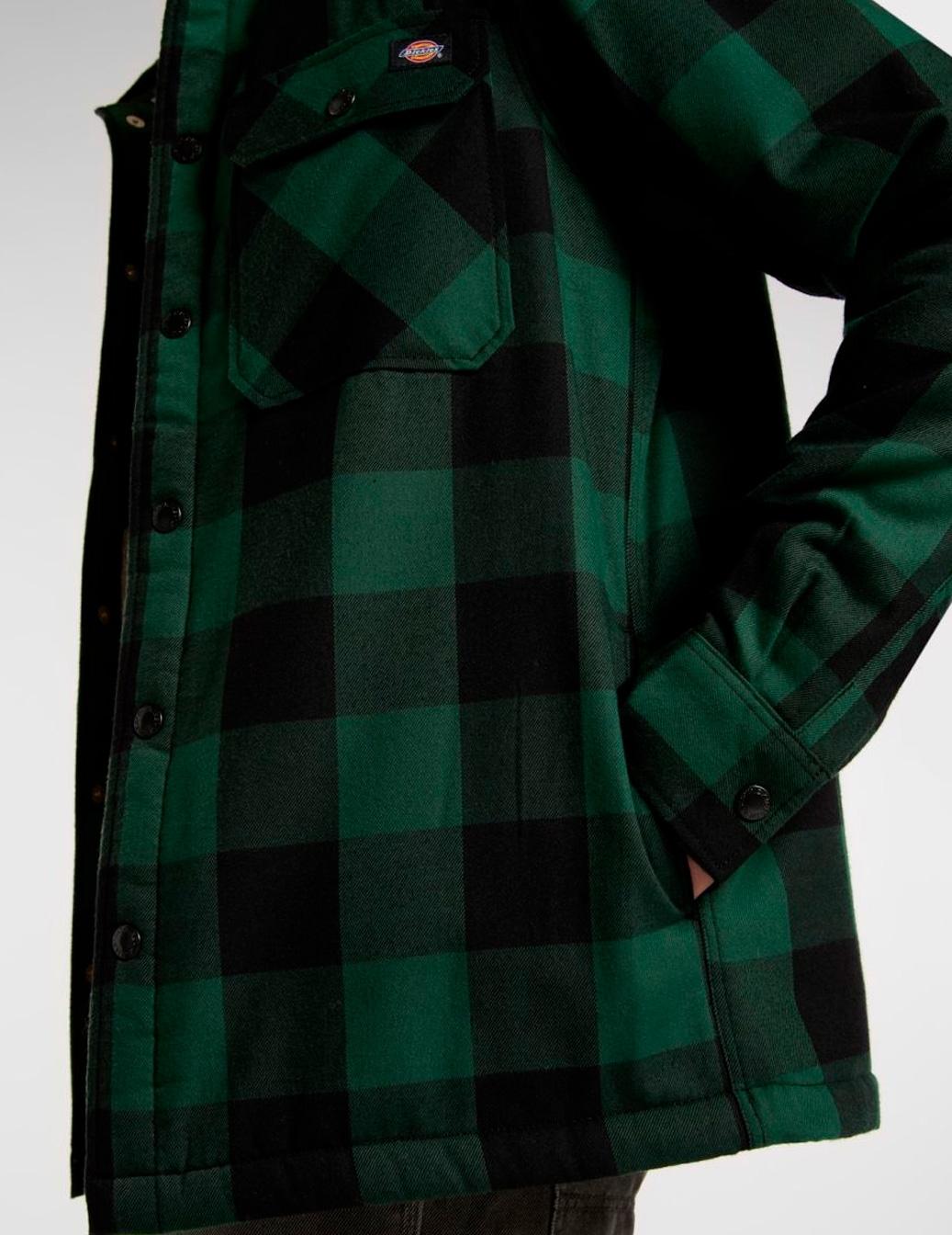 Camisa Dickies SACRAMENTO con forro verde para hombre