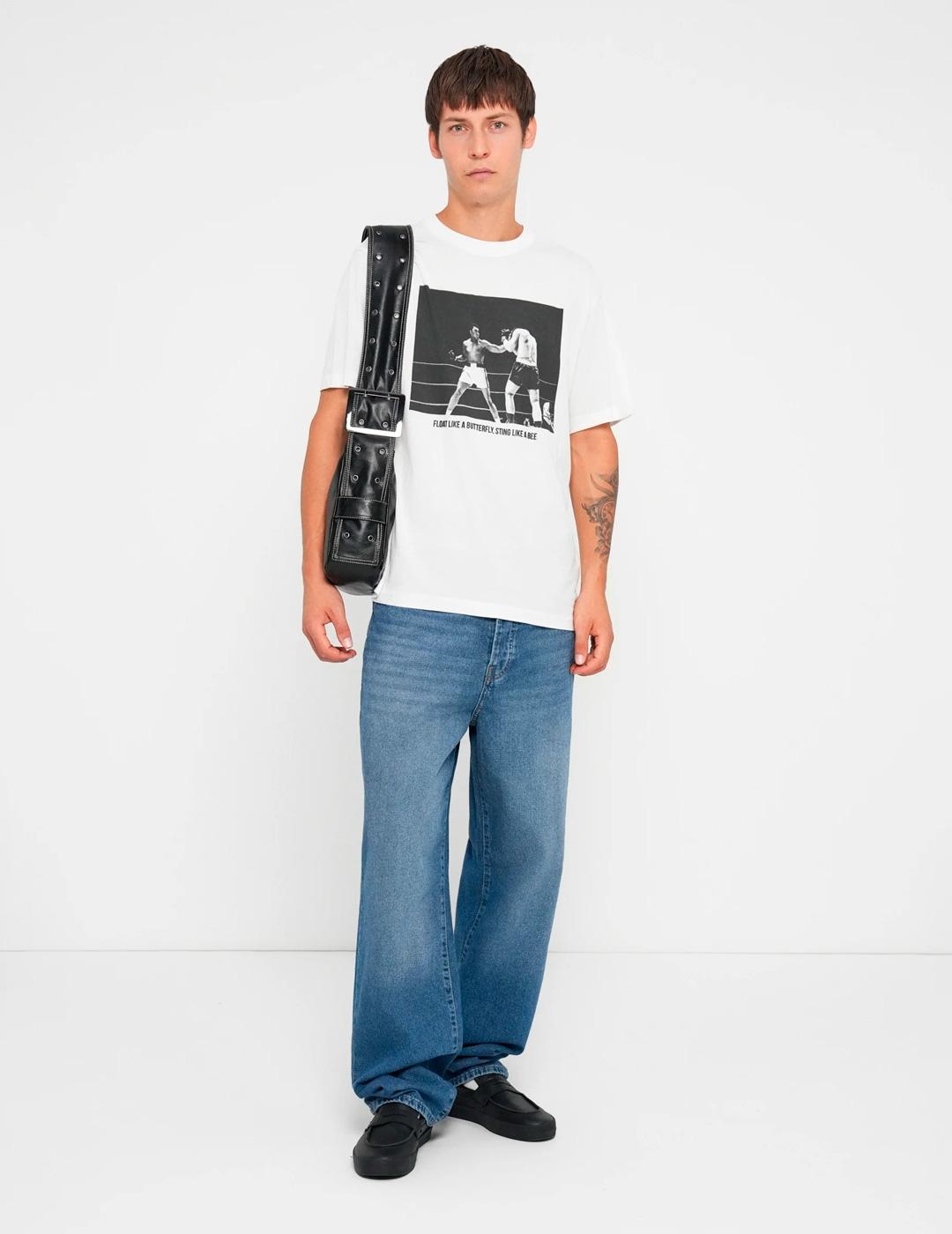 Camiseta Only & Sons MUHAMMAD blanca para hombre