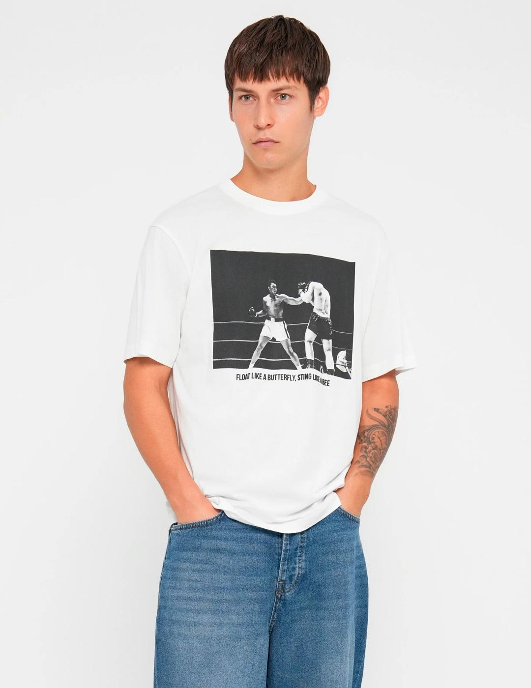 Camiseta Only & Sons MUHAMMAD blanca para hombre