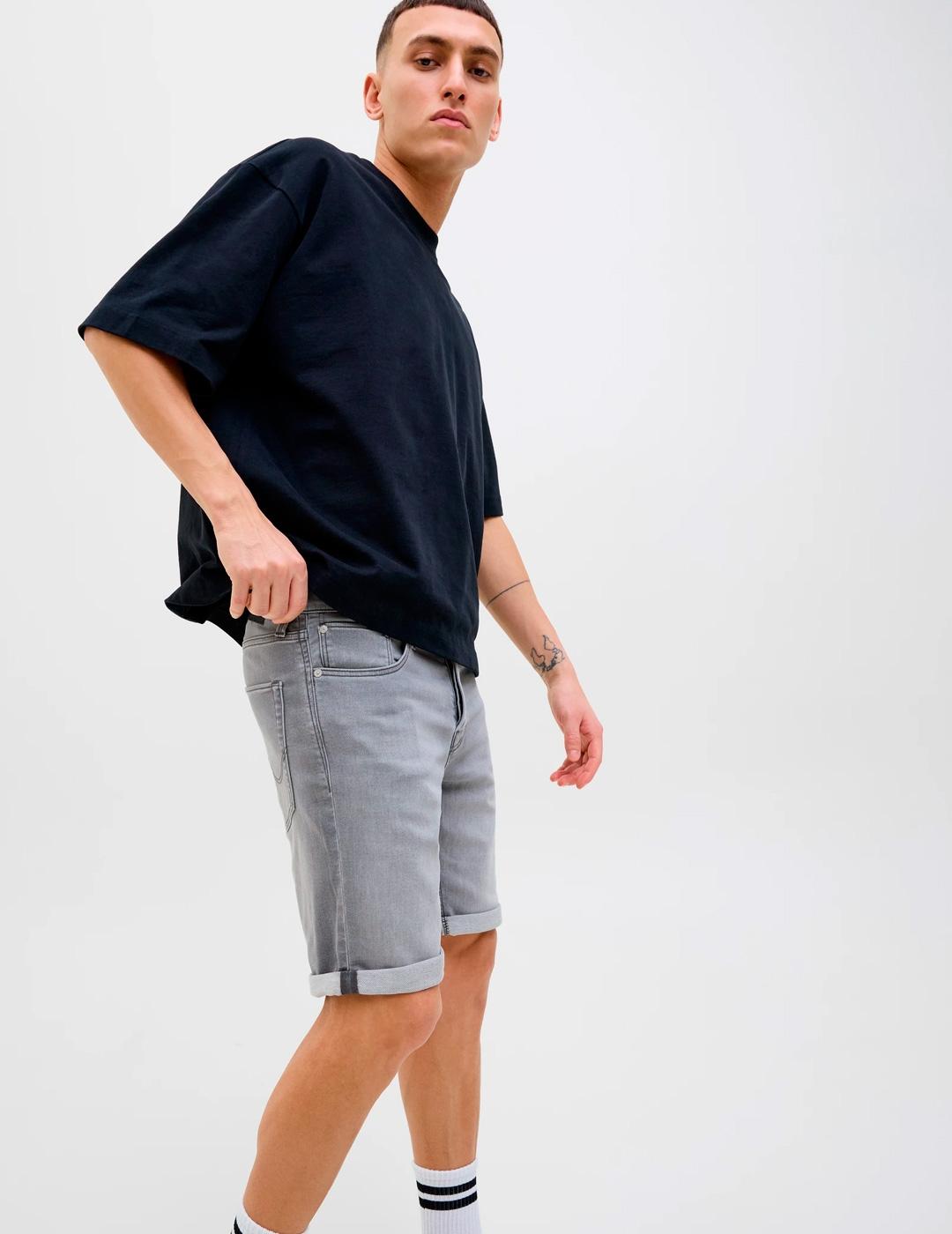 Bermuda Jack & Jones RICK 063 gris para hombre