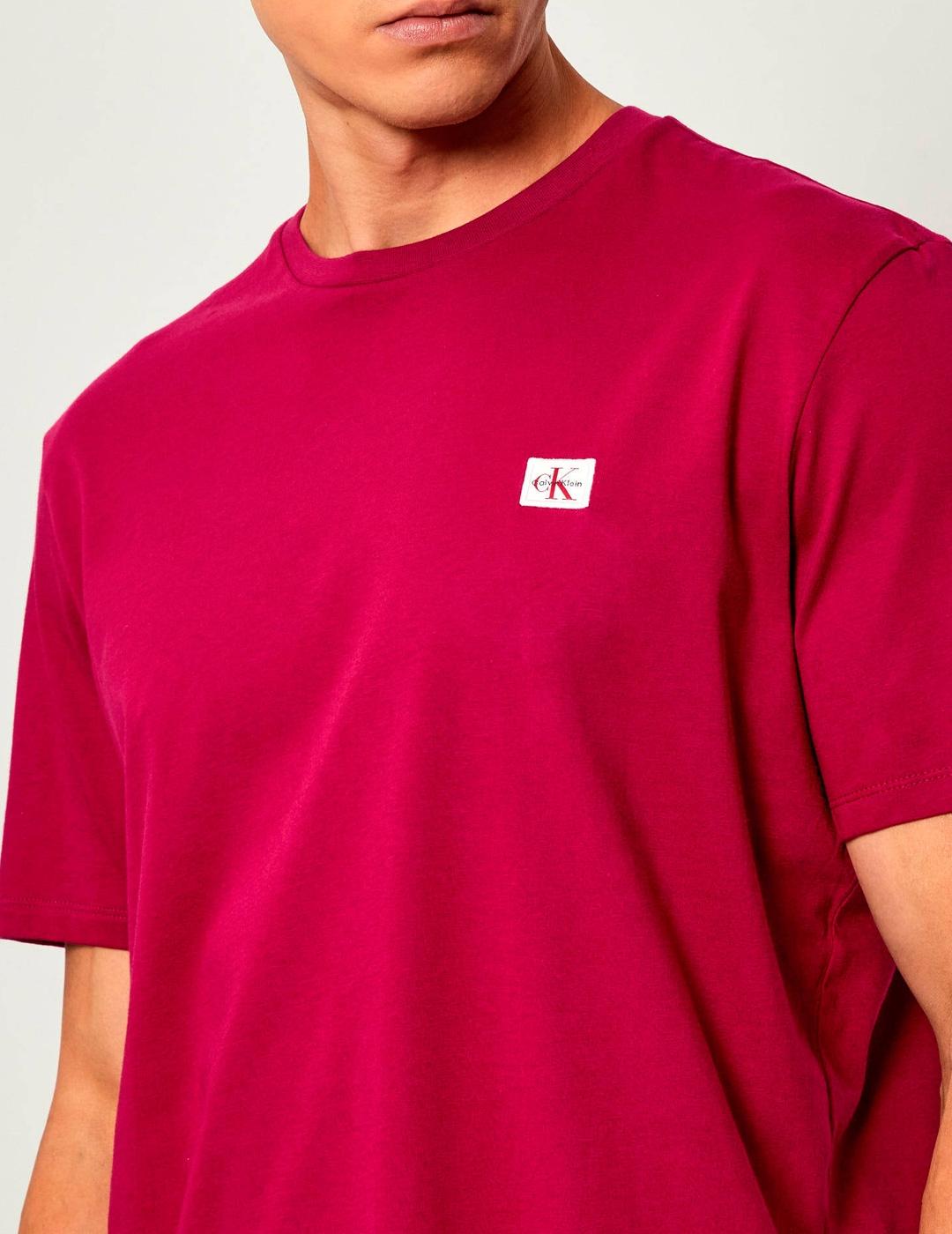 Camiseta Calvin Klein BADGE 30S rosa hombre