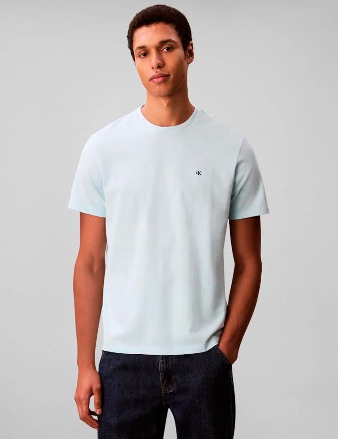 Camiseta Calvin Klein CLASSIC MONOGRAM azul claro para hombr