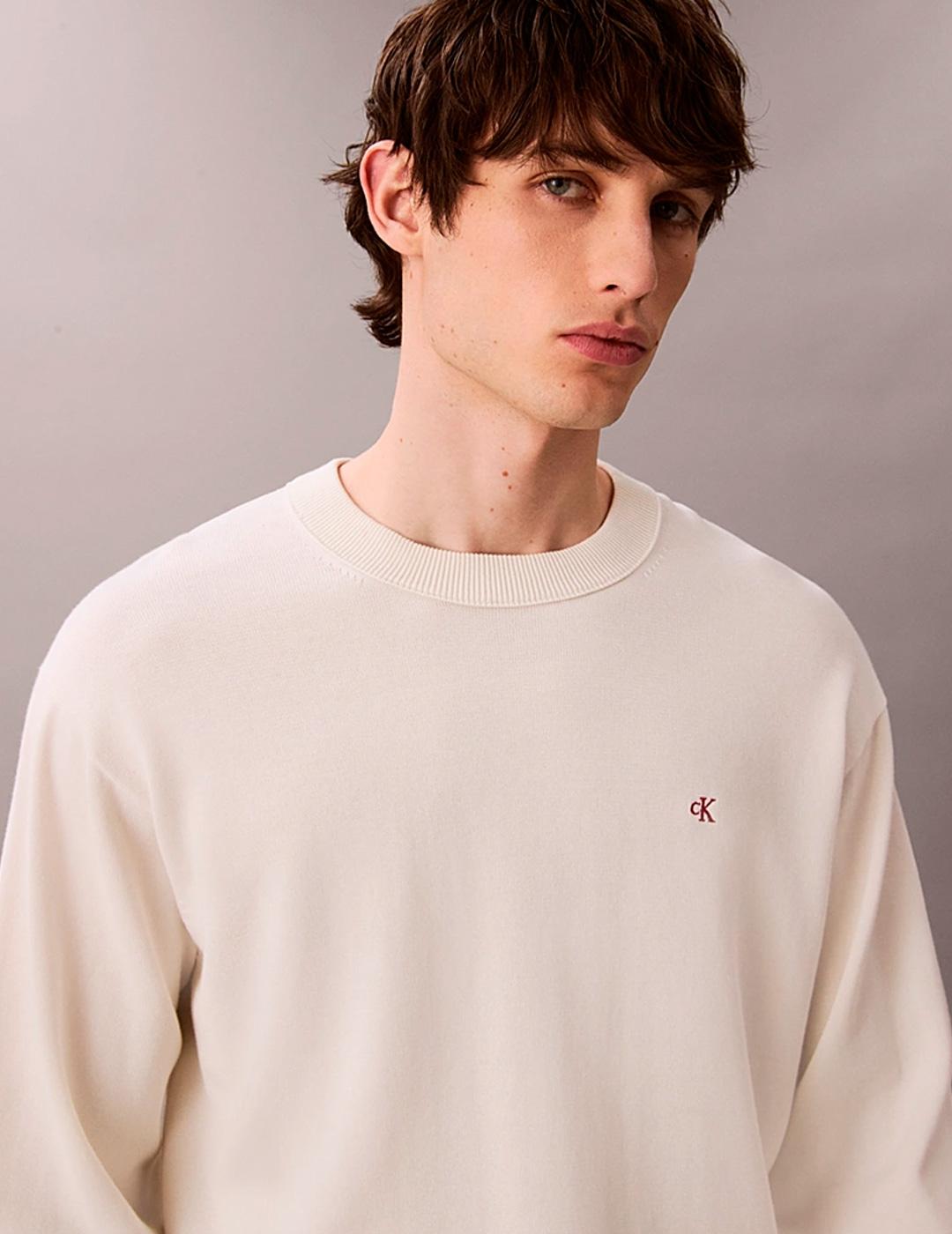 Jersey Calvin Klein EZ COTTON tofu para hombre