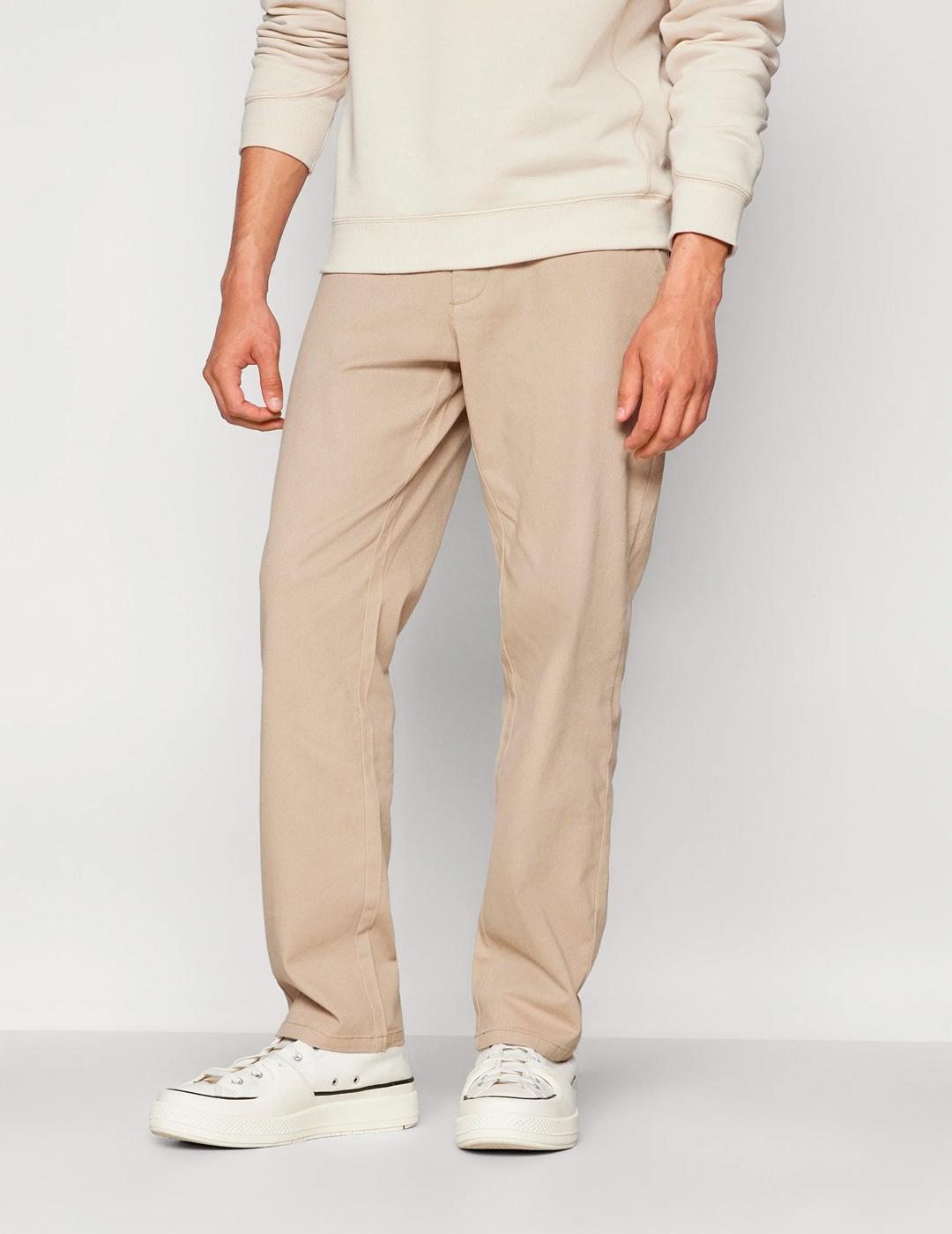 Pantalón chino Only & Sons NICKY beige para hombre