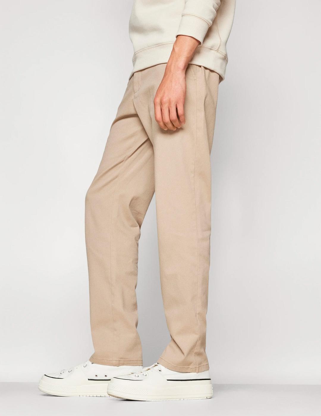 Pantalón chino Only & Sons NICKY beige para hombre