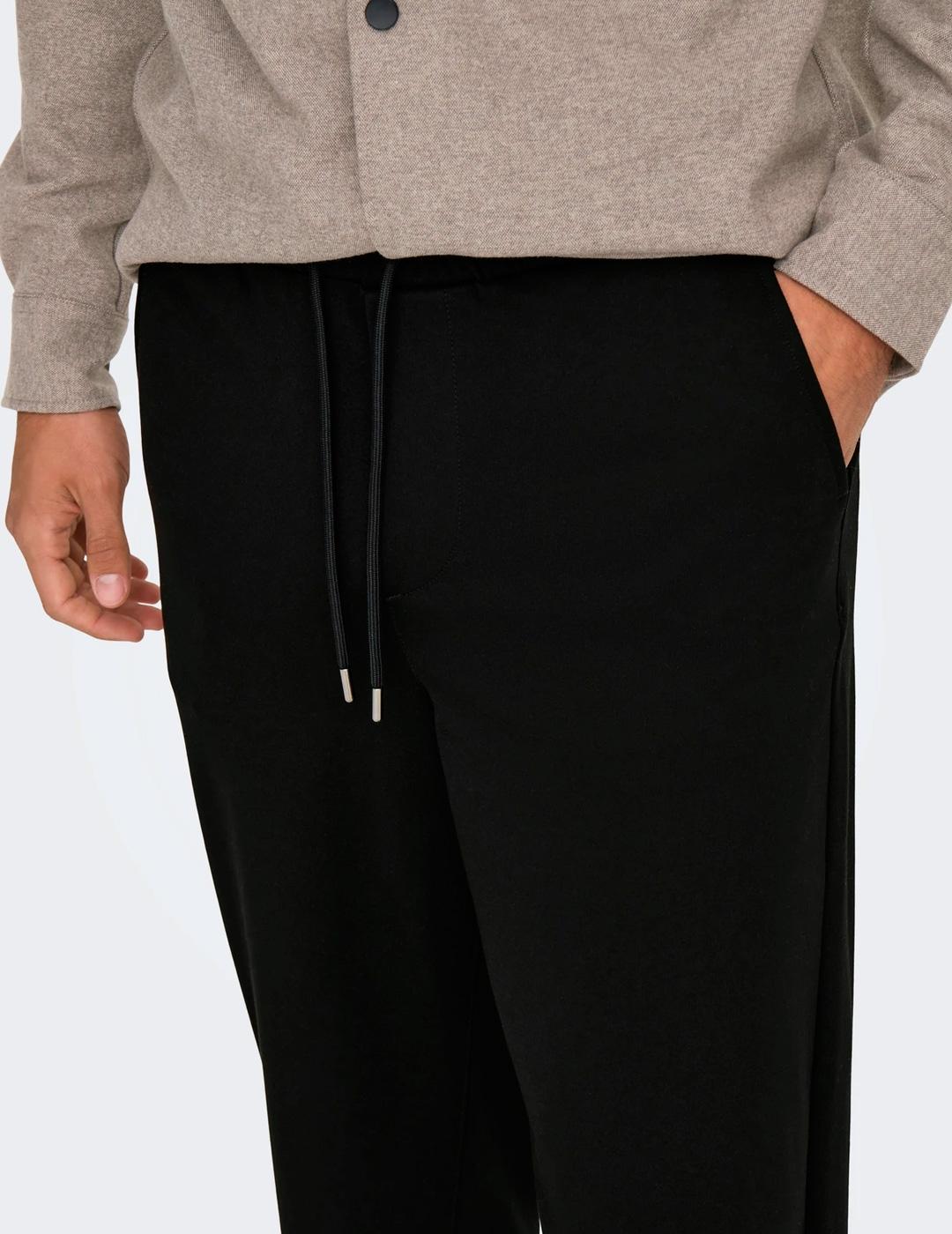 Jogger Only & Sons MARK loose fit negro