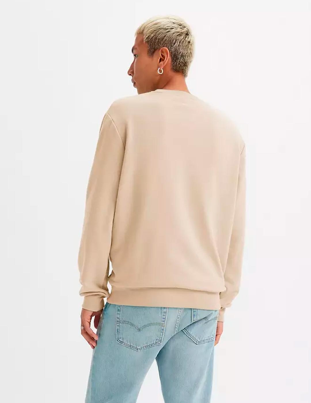 Sudadera Levi’s® ORIGINAL beige hombre