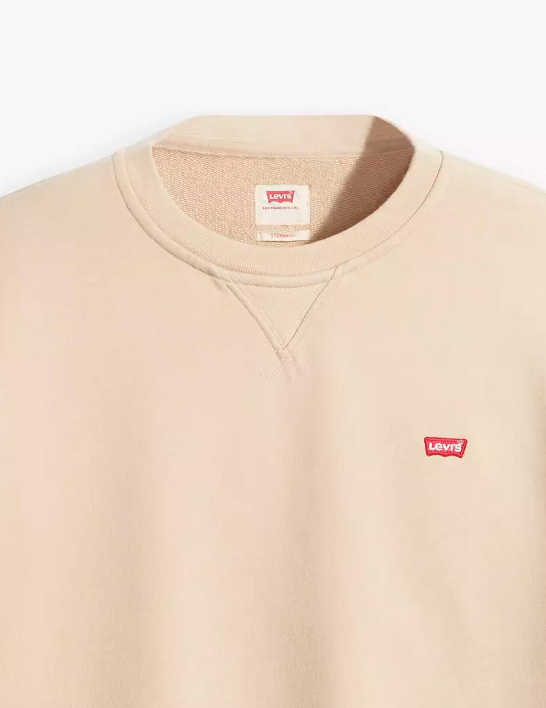 Sudadera Levi’s® ORIGINAL beige hombre