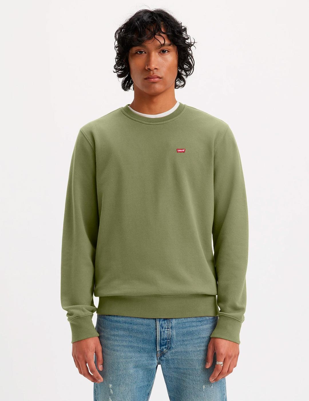 Sudadera Levi’s® ORIGINAL verde oliva hombre