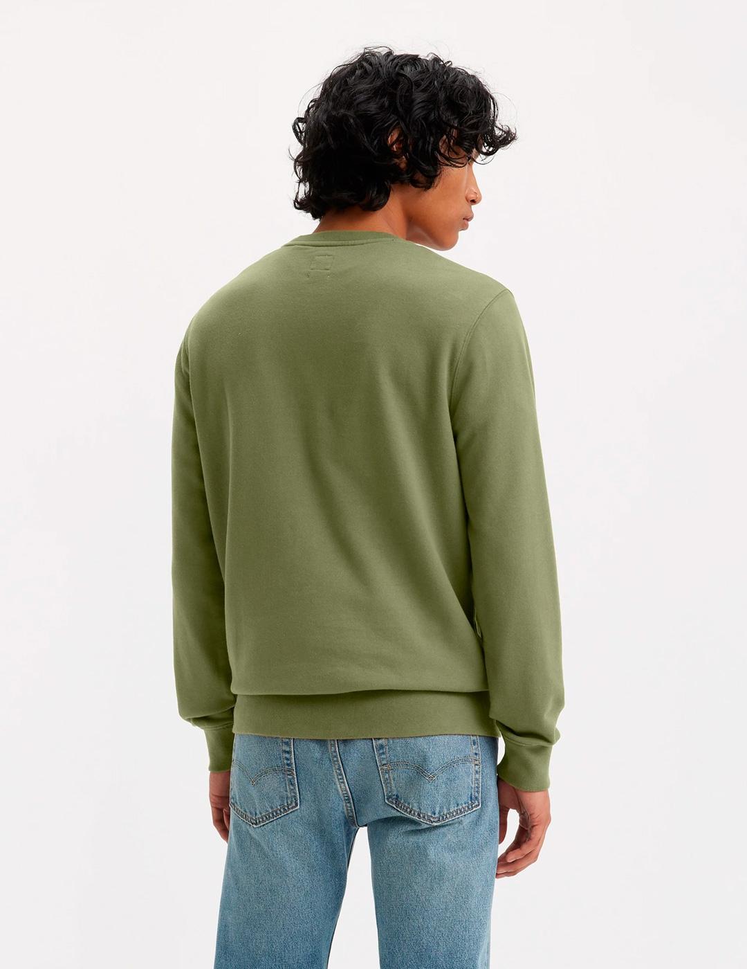 Sudadera Levi’s® ORIGINAL verde oliva hombre