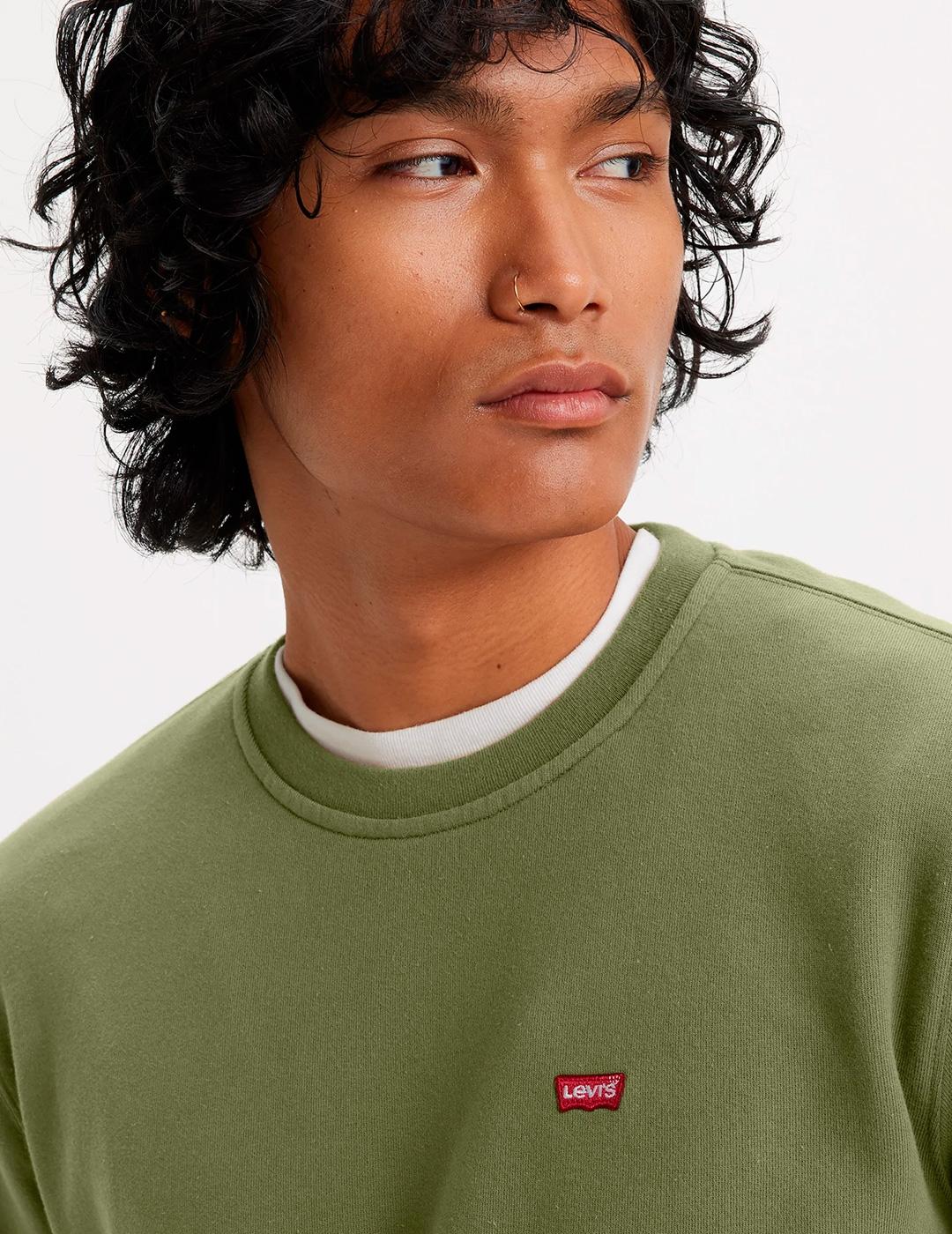 Sudadera Levi’s® ORIGINAL verde oliva hombre