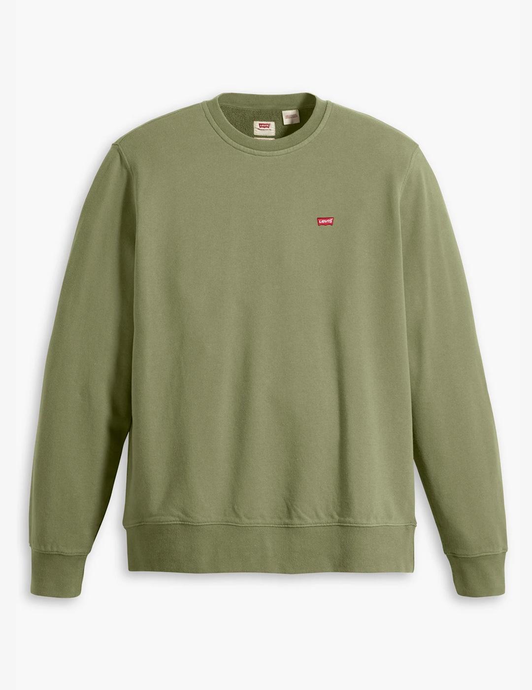 Sudadera Levi’s® ORIGINAL verde oliva hombre