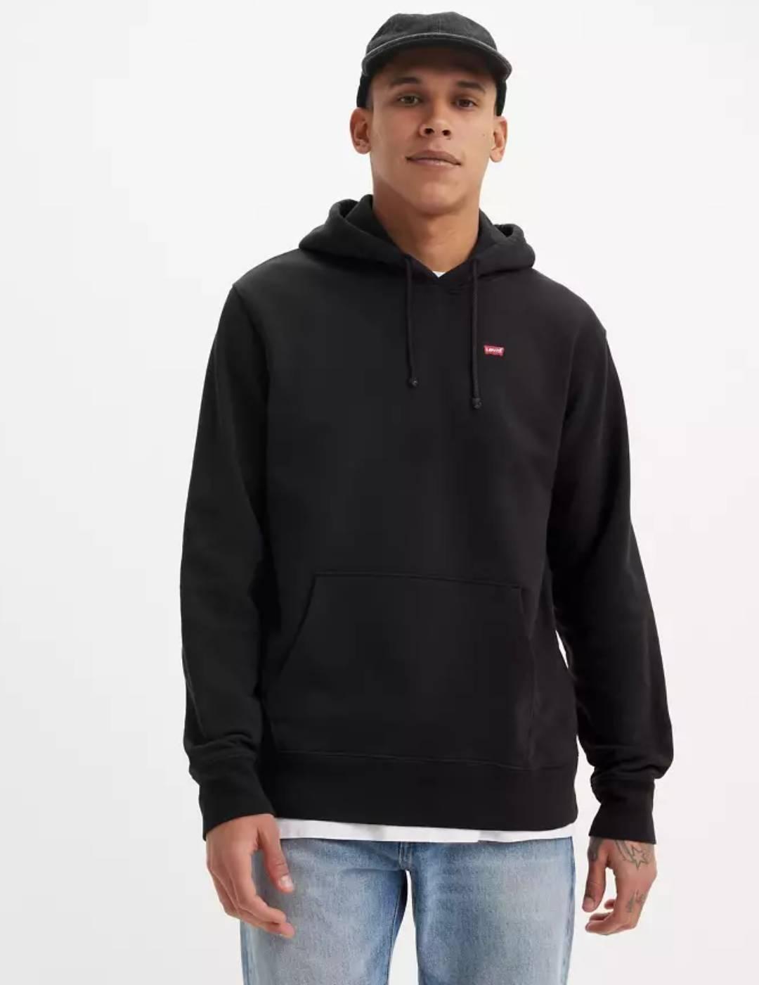 Sudadera Levi’s® ORIGINAL negra con capucha para hombre