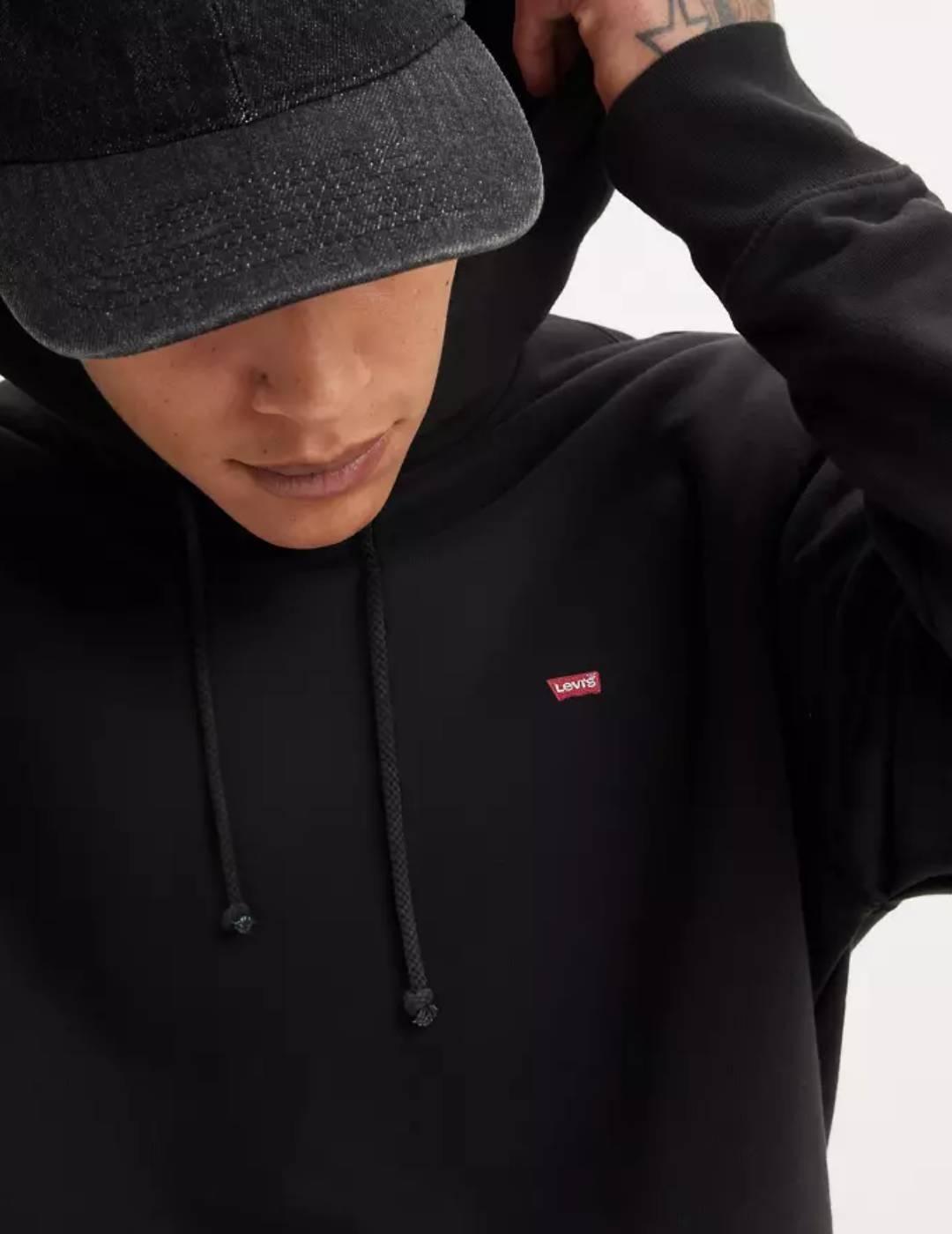 Sudadera Levi’s® ORIGINAL negra con capucha para hombre