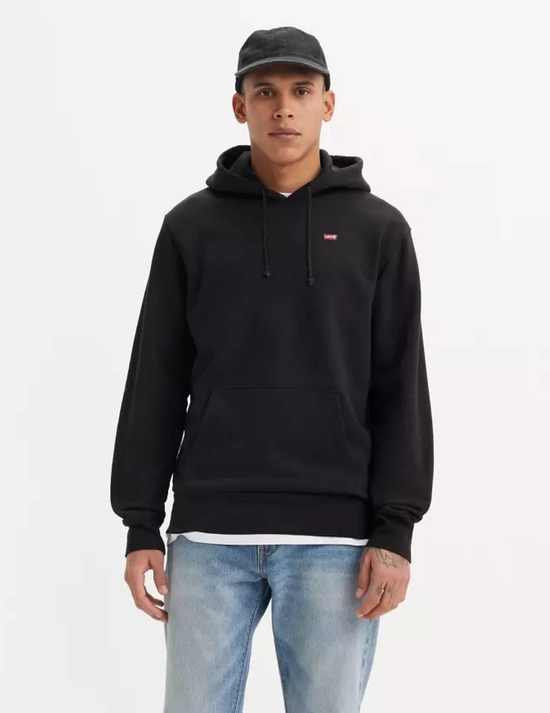 Sudadera Levi’s® ORIGINAL negra con capucha para hombre
