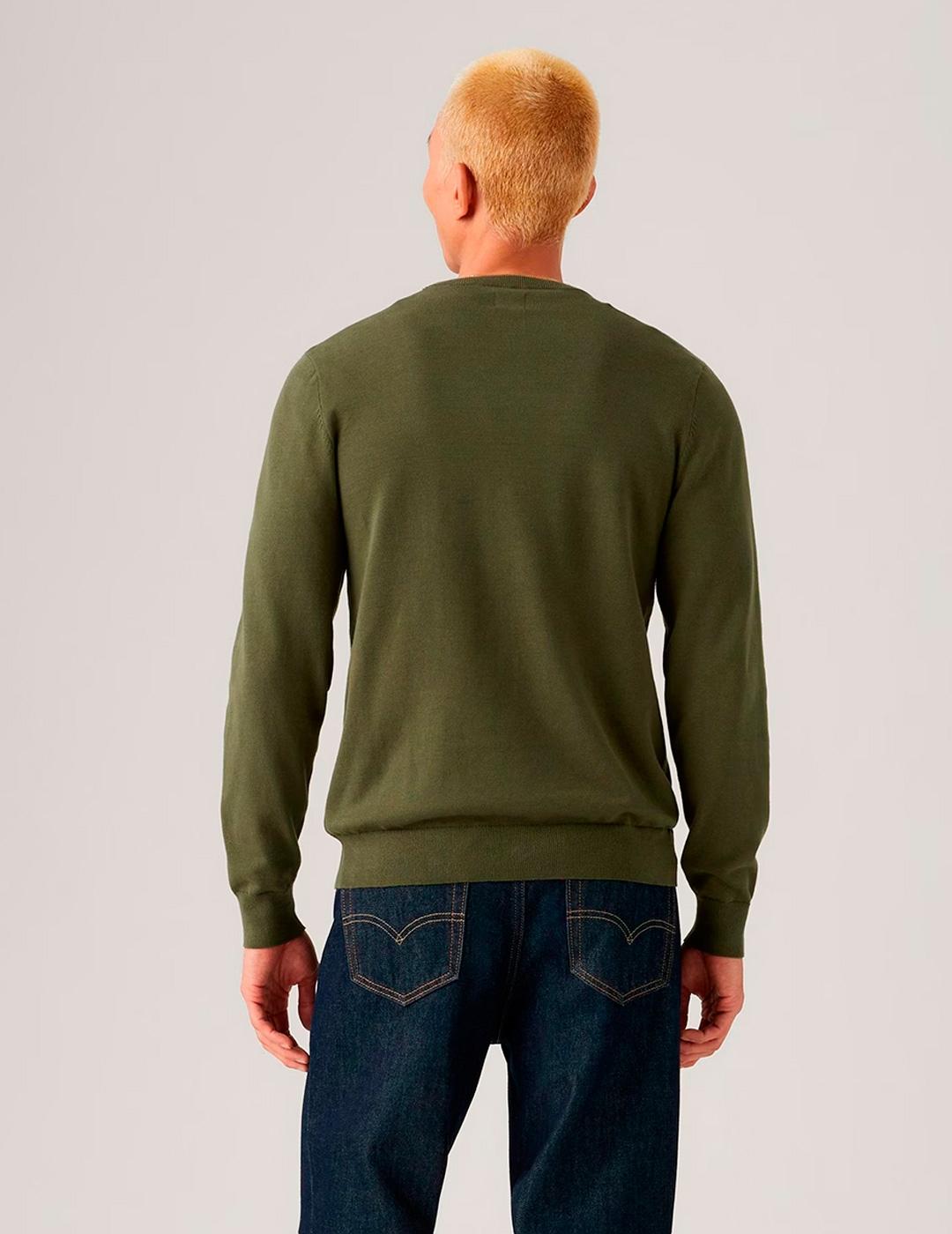 Jersey Levi’s® LIGHTWEIGHT verde hombre