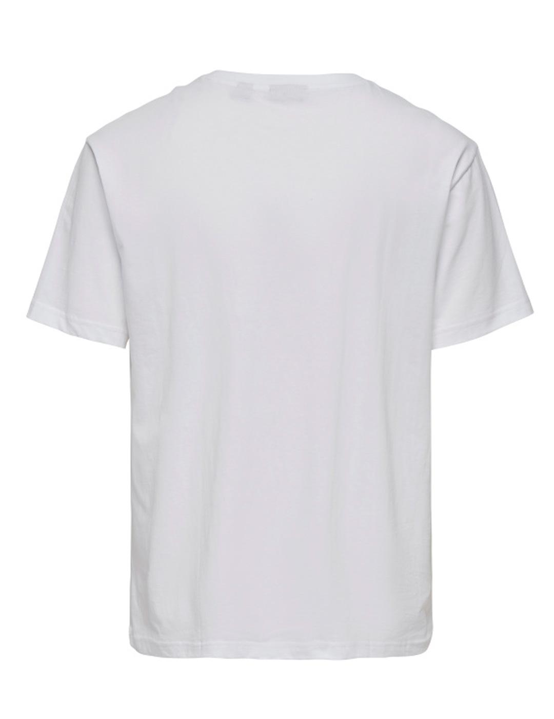 Camiseta Only & Sons RLX Banksy blanca para hombre
