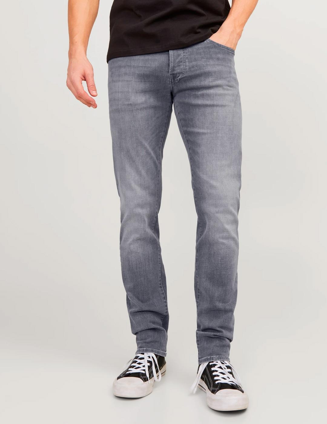 Vaquero Jack & Jones GLENN 257 gris claro para hombre