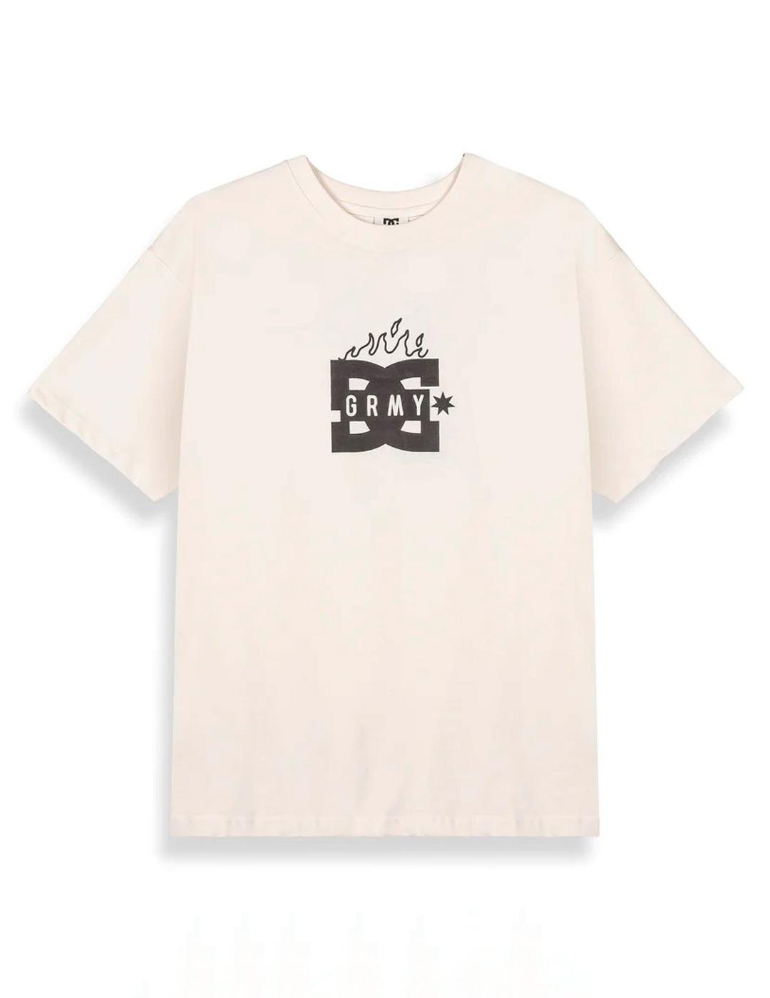 Camiseta Grimey THE SWARM DC SHOES blanco unisex