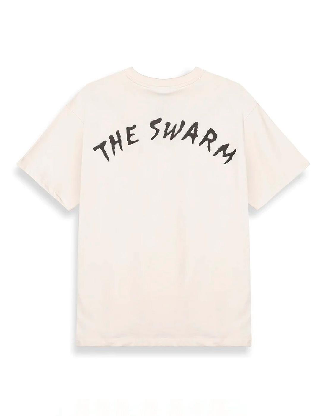 Camiseta Grimey THE SWARM DC SHOES blanco unisex
