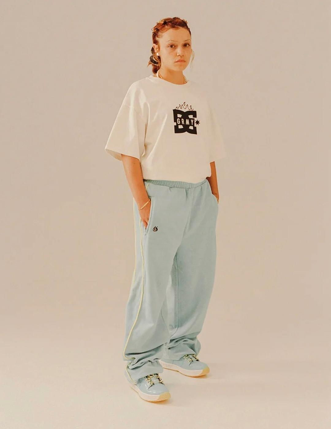 Camiseta Grimey THE SWARM DC SHOES blanco unisex