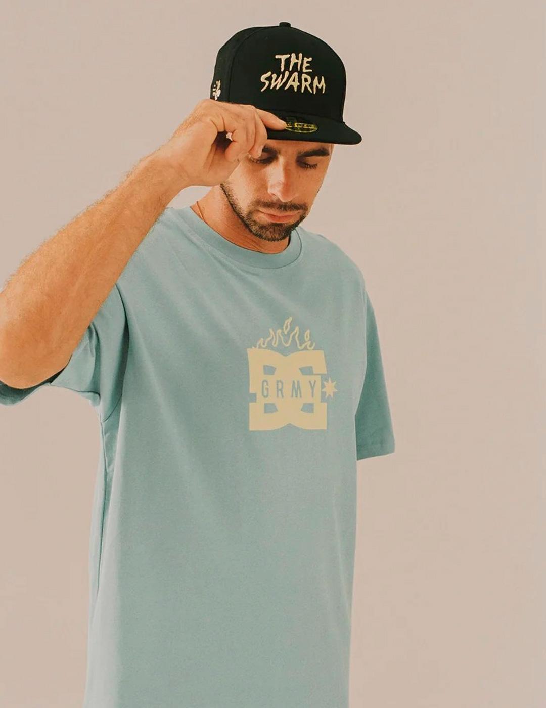 Camiseta GRIMEY THE SWARM DC SHOES azul unisex