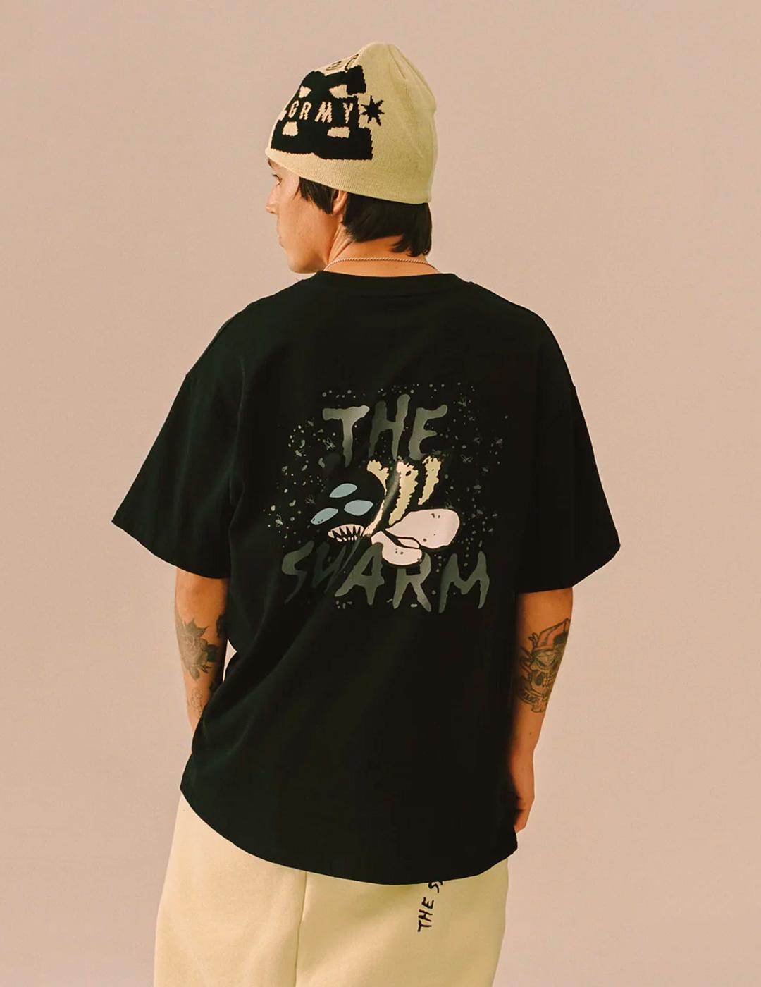 Camiseta GRIMEY THE SWARM DC SHOES X GRIMEY negro unisex
