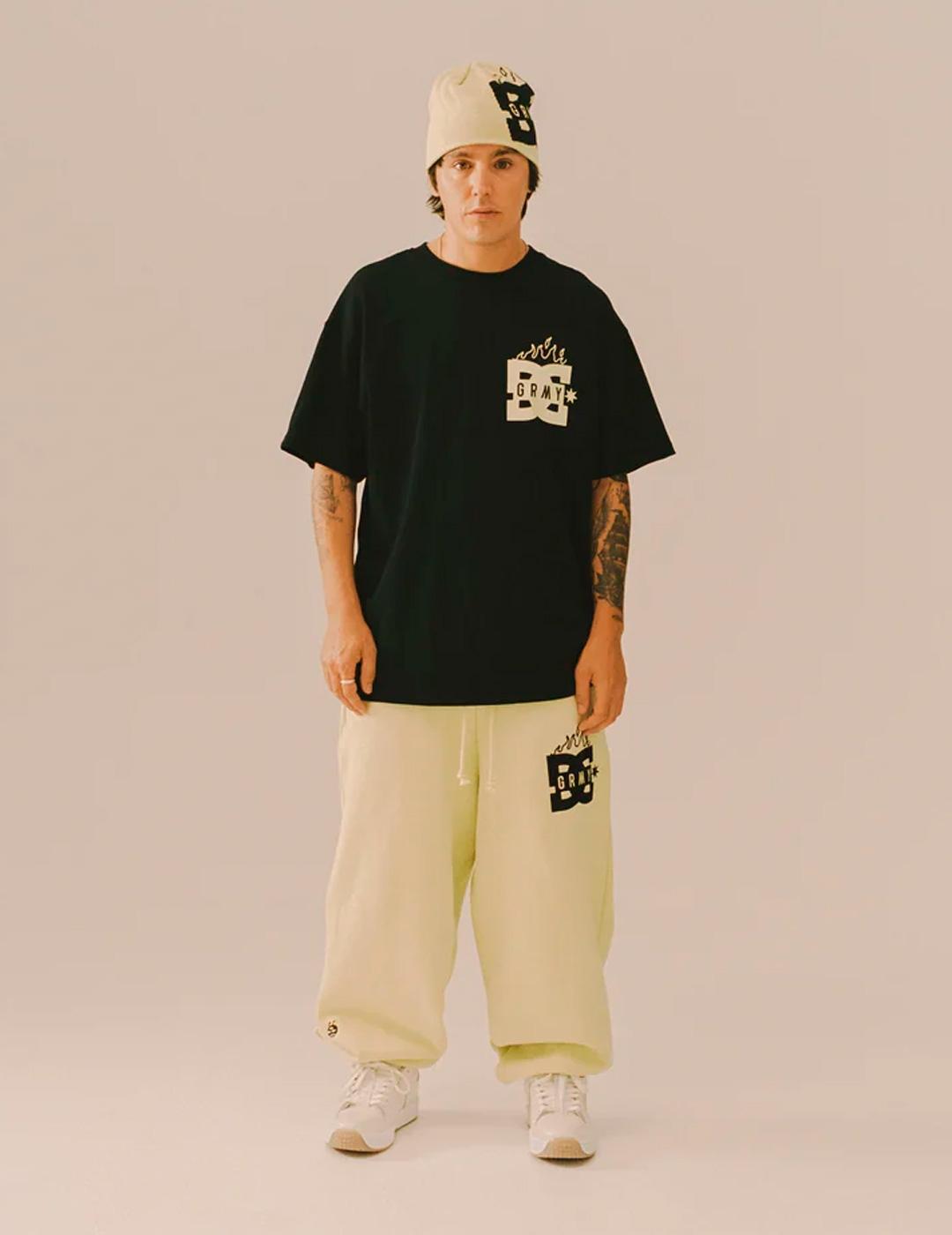 Camiseta GRIMEY THE SWARM DC SHOES X GRIMEY negro unisex