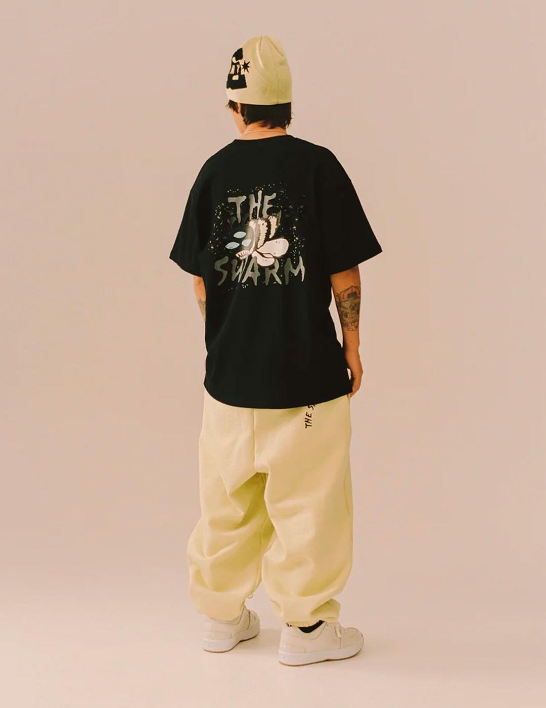 Camiseta GRIMEY THE SWARM DC SHOES X GRIMEY negro unisex