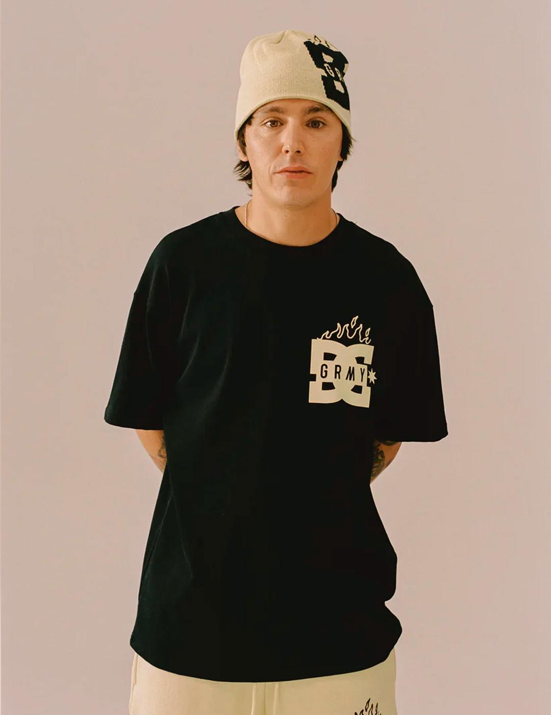 Camiseta GRIMEY THE SWARM DC SHOES X GRIMEY negro unisex