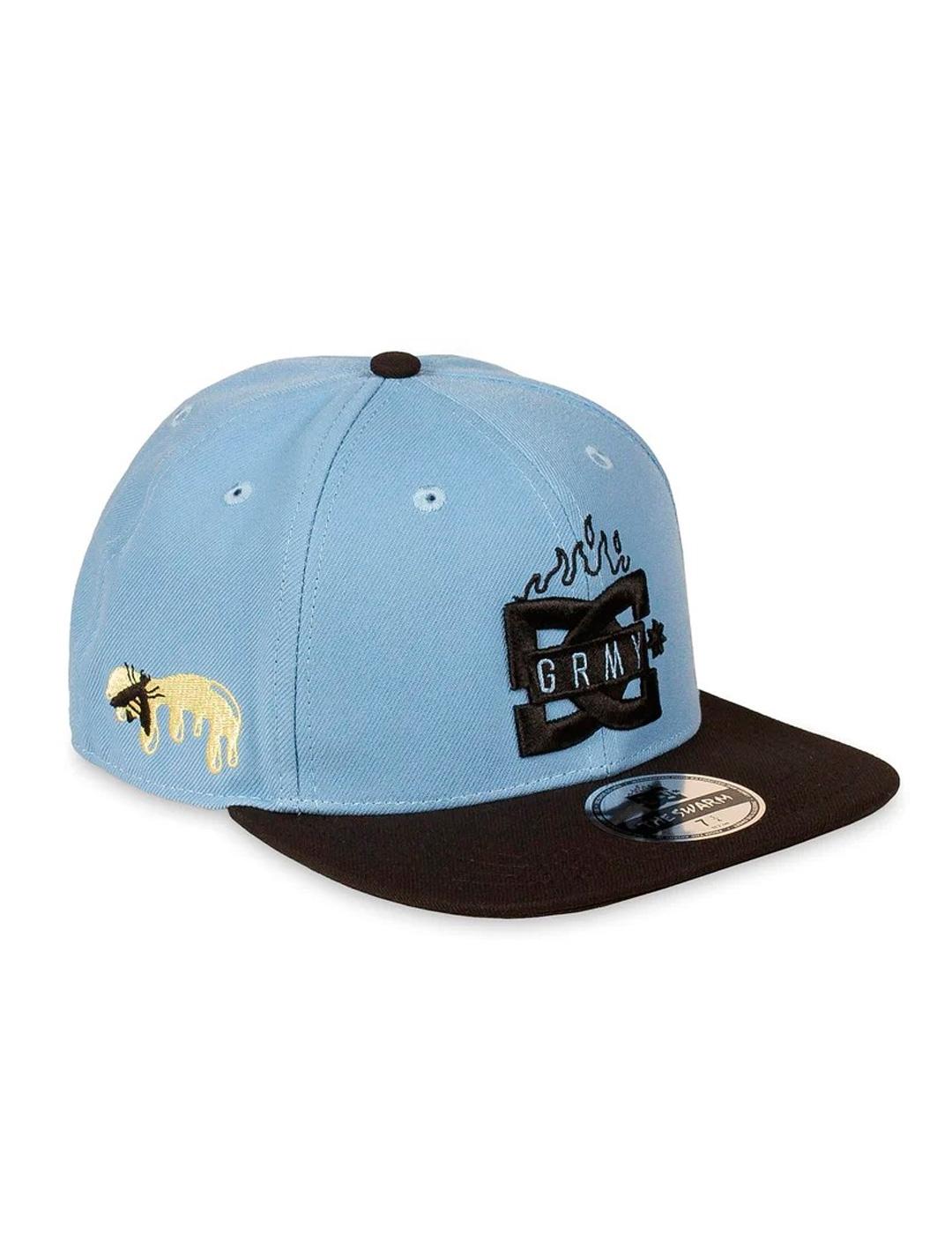 Gorra Grimey THE SWARM DC Shoes X Grimey celeste unisex