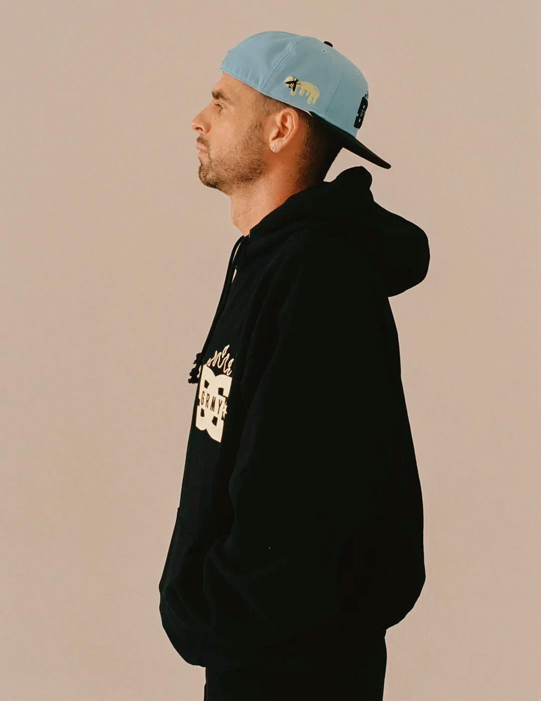 Gorra Grimey THE SWARM DC Shoes X Grimey celeste unisex