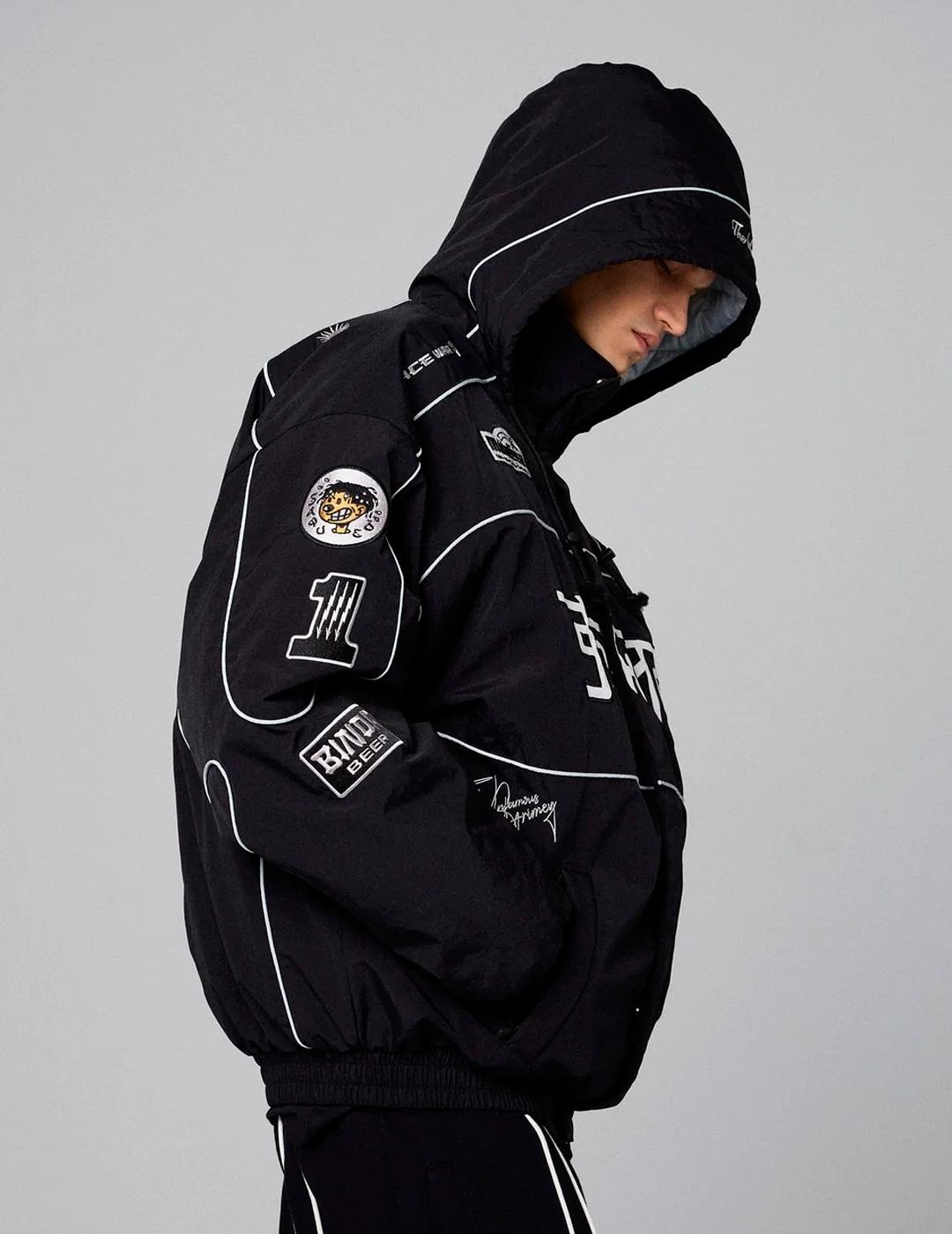 Chaqueta Grimey RACE WAR negro para hombre