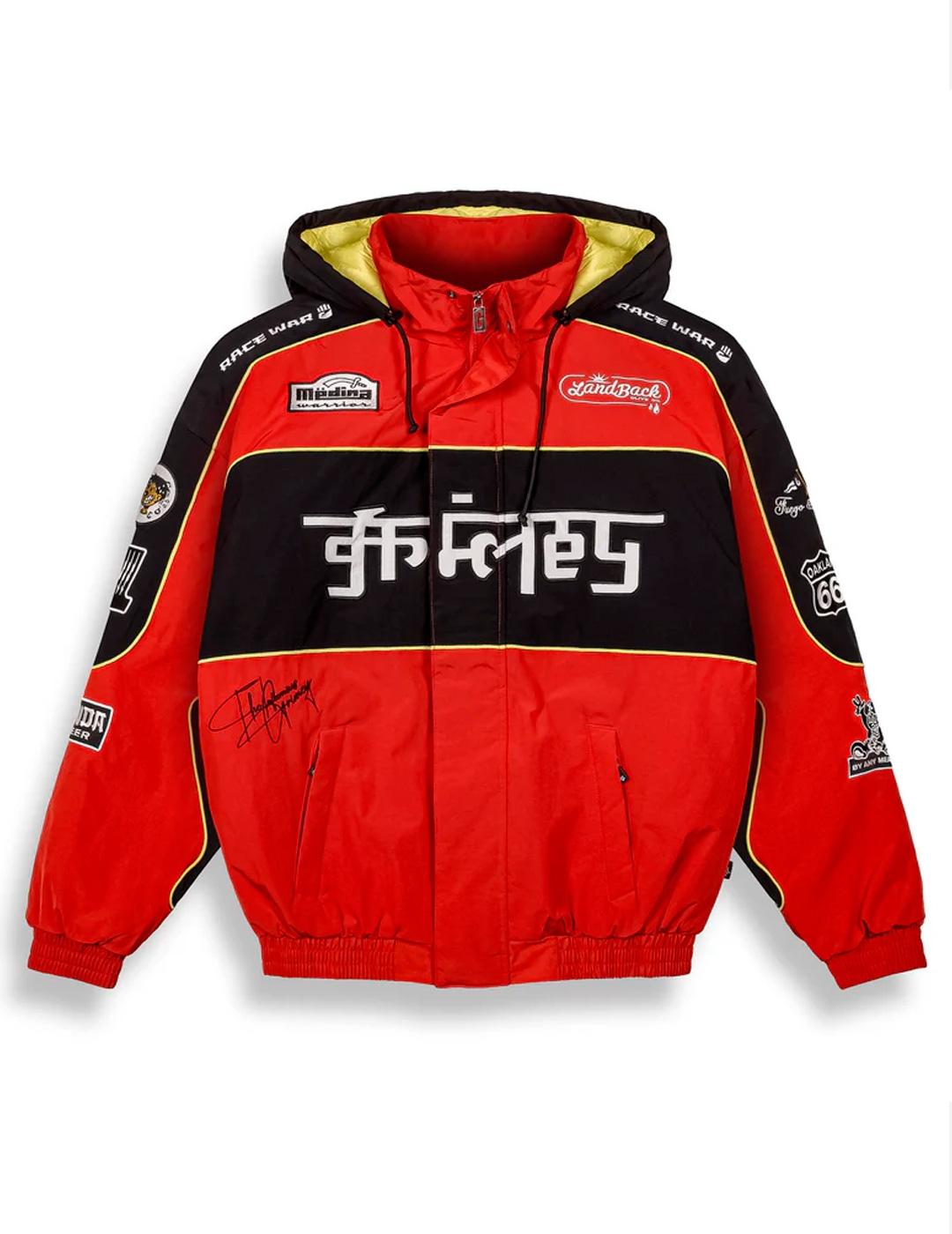 Chaqueta Grimey RACE WAR rojo para hombre
