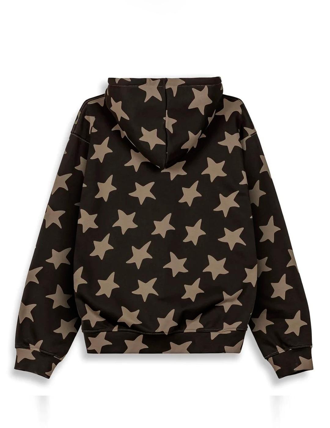 Sudadera Grimey MUD'S THE RESIDENCE negra con capucha unisex