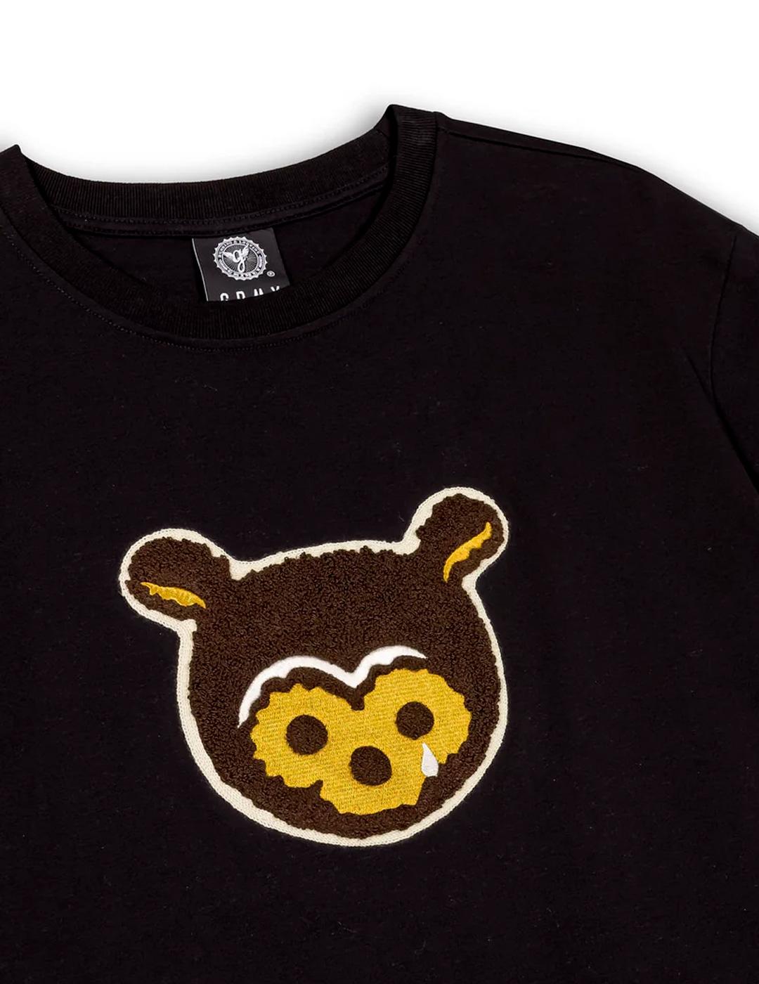 Camiseta Grimey MUD’S THE RESIDENCE BEAR negro