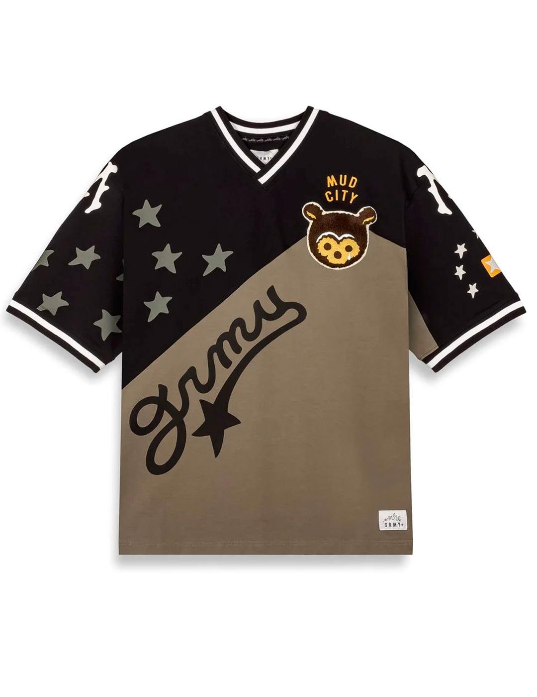 Camiseta Grimey MUD'S THE RESIDENCE oversize gris