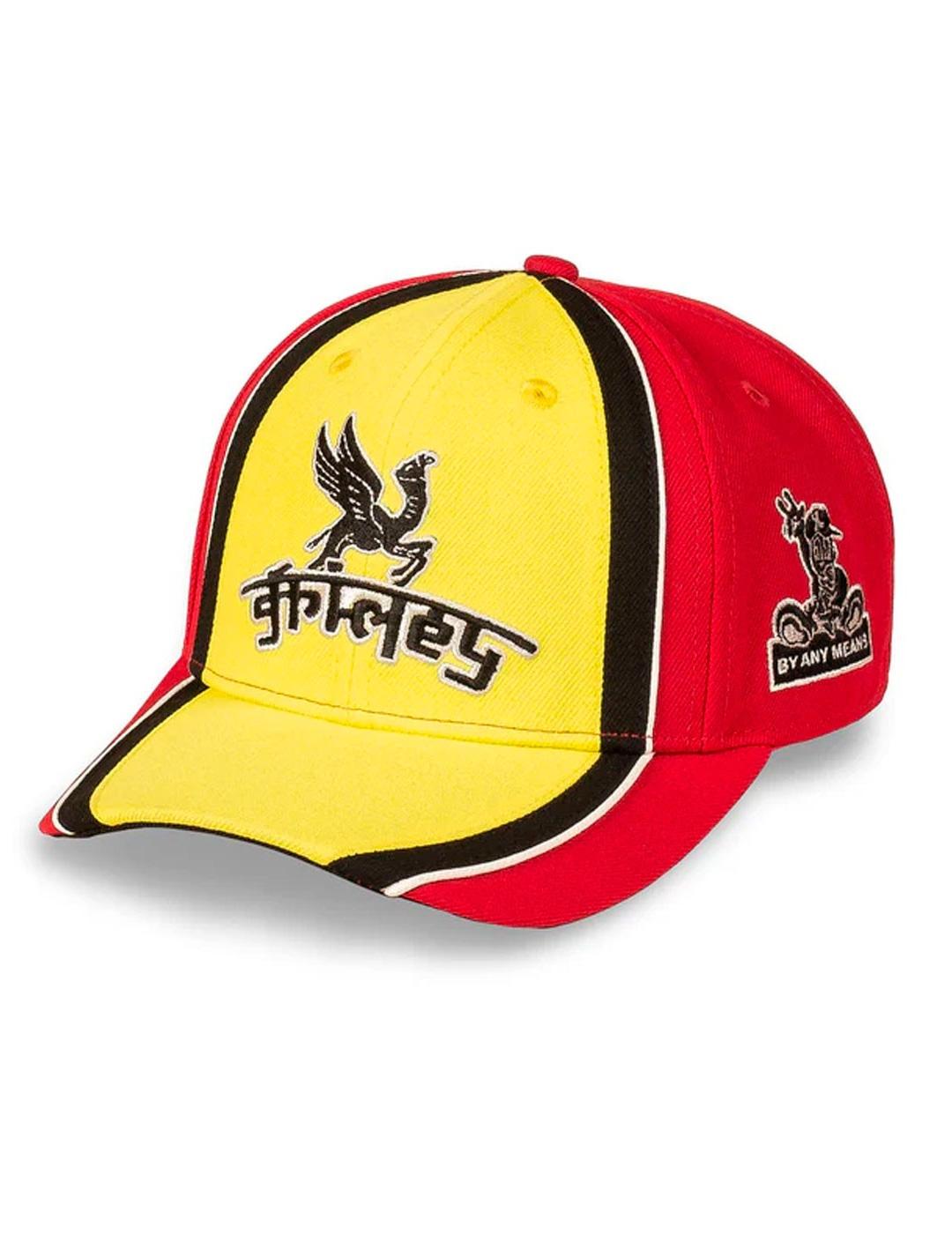 Gorra Grimey RACE WAR CURVED roja unisex