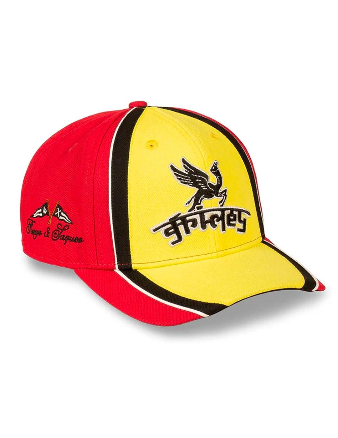 Gorra Grimey RACE WAR CURVED roja unisex