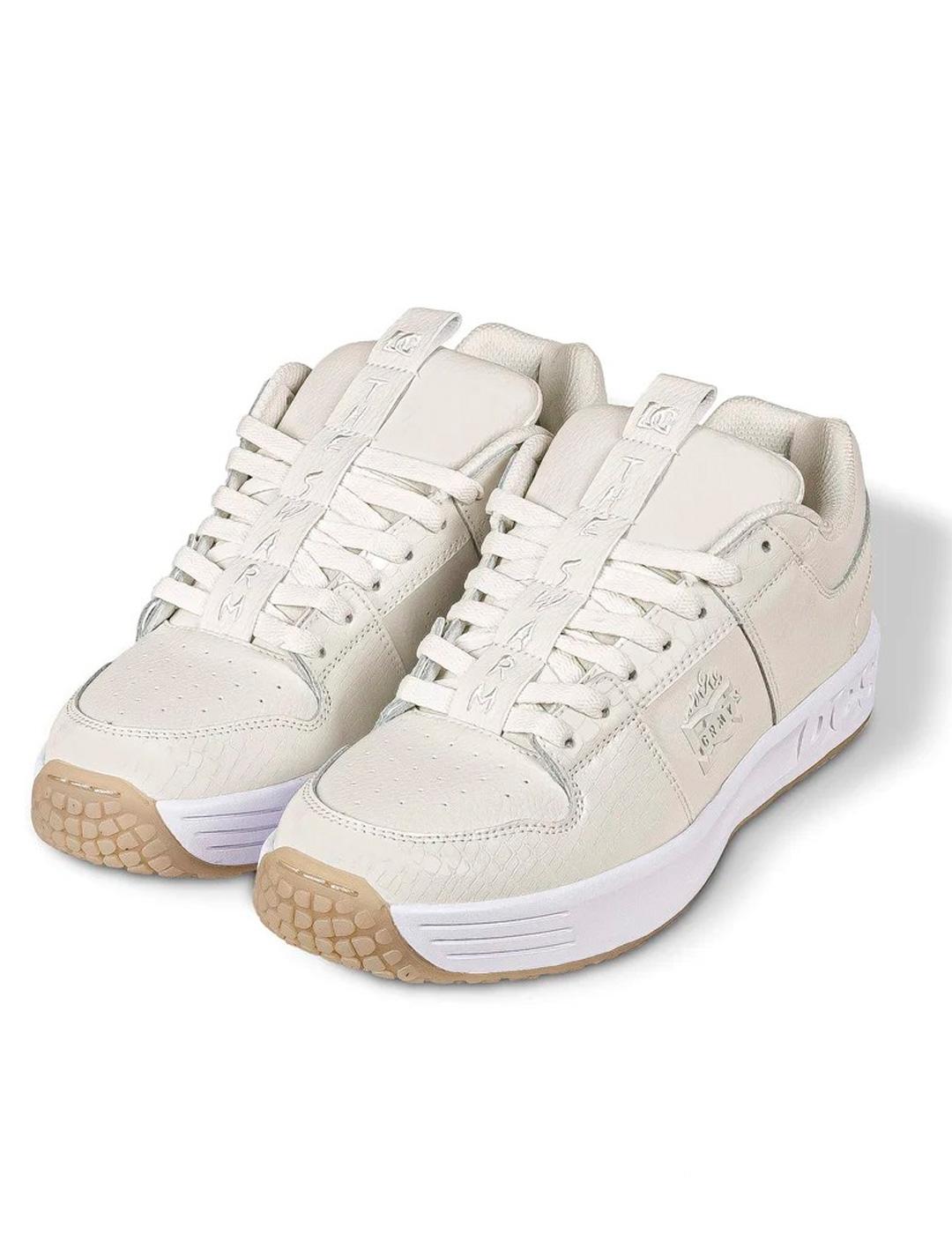 Zapatilla Grimey THE SWARM DC Shoes x Grimey blanca para hom