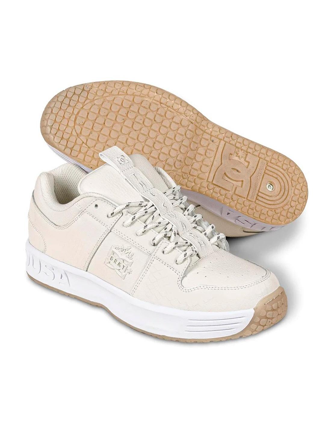 Zapatilla Grimey THE SWARM DC Shoes x Grimey blanca para hom