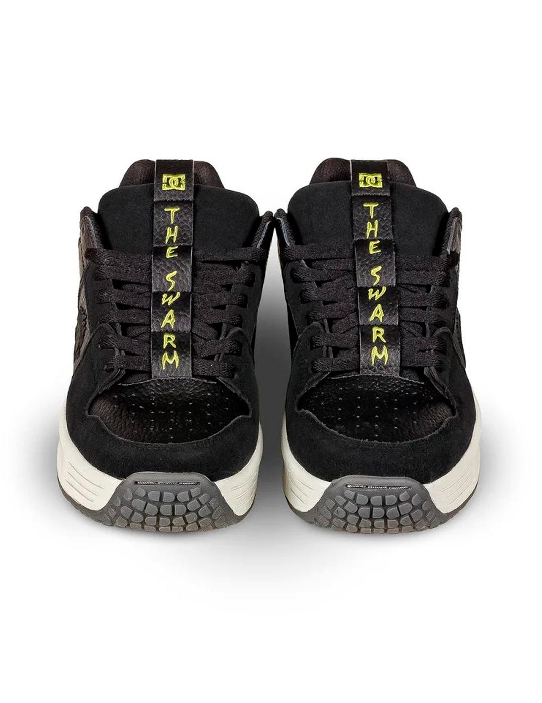 Zapatilla Grimey THE SWARM DC Shoes x Grimey negra