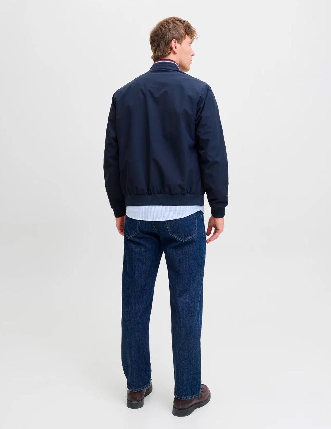 Chaqueta Jack & Jones BROOK BOMBER marino para hombre