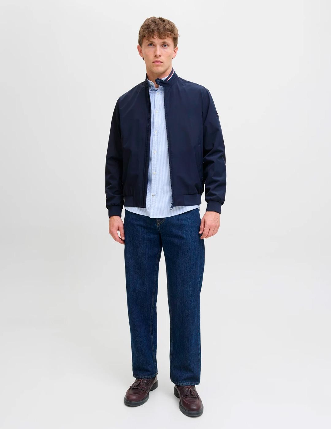 Chaqueta Jack & Jones BROOK BOMBER marino para hombre