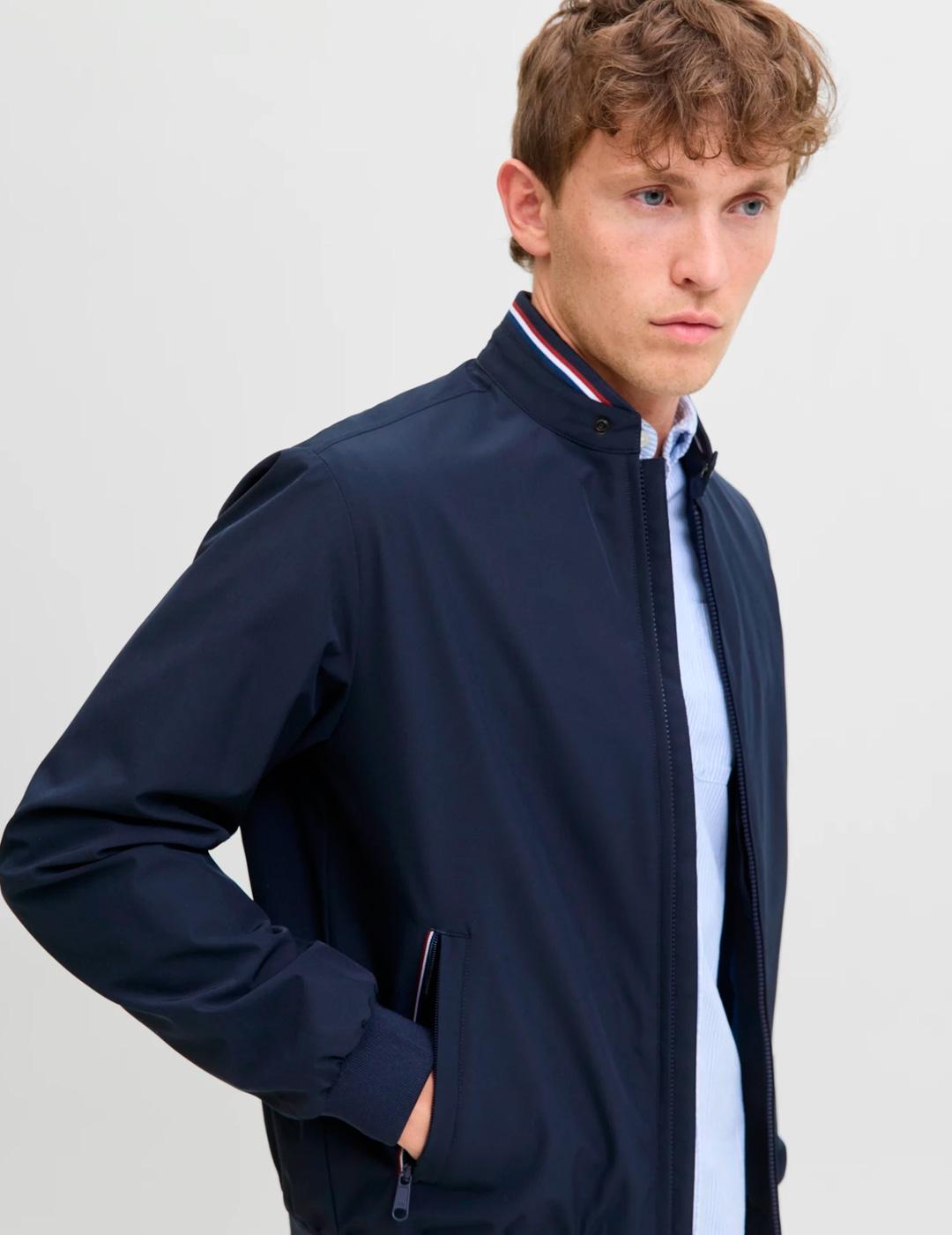Chaqueta Jack & Jones BROOK BOMBER marino para hombre