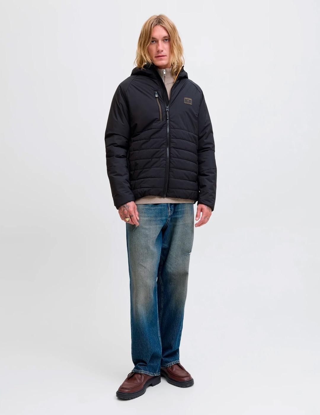 Chaqueta Jack & Jones FINN HYBRID negro para hombre